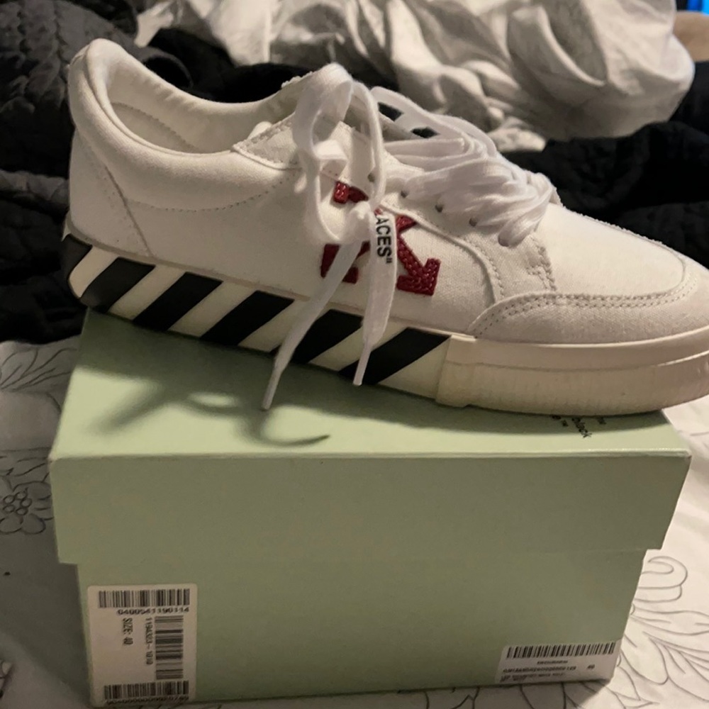 Off White Canvas Shoes